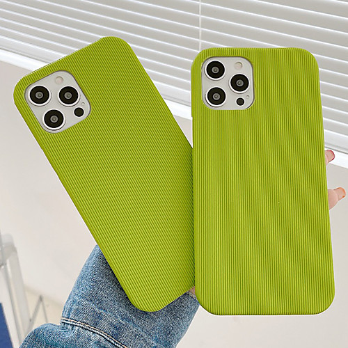 

Phone Case For Apple Back Cover iPhone 12 Pro Max 11 SE 2020 X XR XS Max 8 7 Shockproof Dustproof Solid Colored TPU