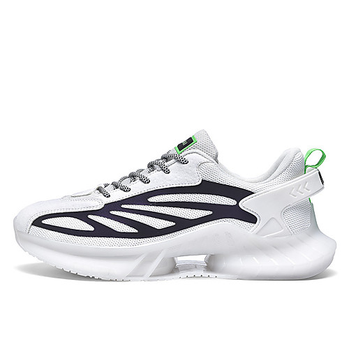 

Men's Sneakers Lace up Classic Daily PU Breathable White Yellow Black Summer