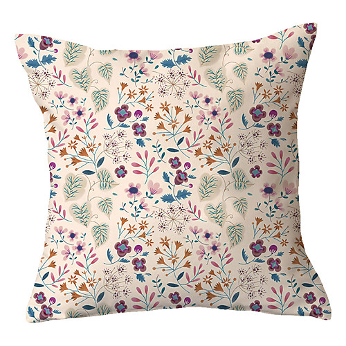 

Floral Double Side Cushion Cover 1PC Soft Decorative Square Throw Pillow Cover Cushion Case Pillowcase for Bedroom Livingroom Superior Quality Machine Washable Outdoor Cushion for Sofa Couch Bed Chair