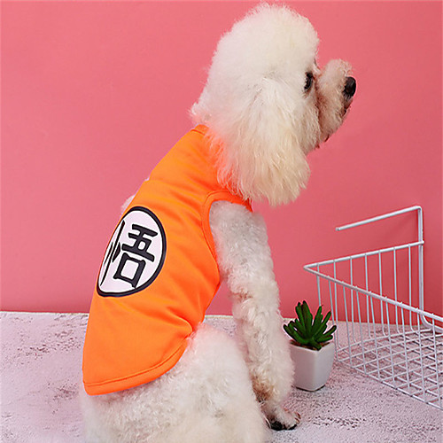 

Dog Vest Dog Costume Text / Number Leisure Adorable Dailywear Casual / Daily Dog Clothes Puppy Clothes Dog Outfits Breathable Orange Costume for Girl and Boy Dog Polyester XS S M L XL XXL
