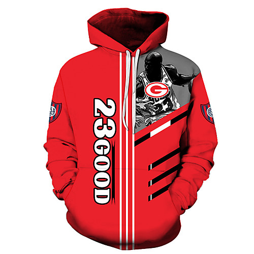 

Men's Unisex Plus Size Pullover Hoodie Sweatshirt Graphic Prints Human Print Hooded Casual Daily Holiday 3D Print Basic Designer Hoodies Sweatshirts Long Sleeve Blue Royal Blue Red
