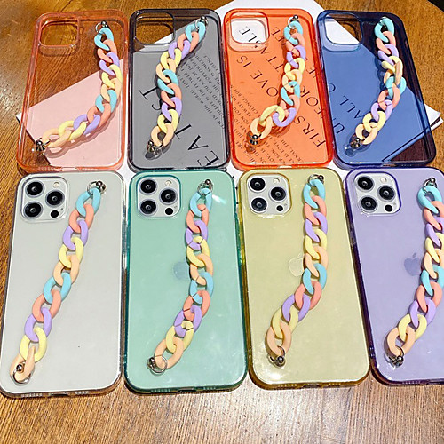 

Phone Case For Apple Back Cover iPhone 12 Pro Max 11 SE 2020 X XR XS Max 8 7 Shockproof Dustproof Solid Colored TPU