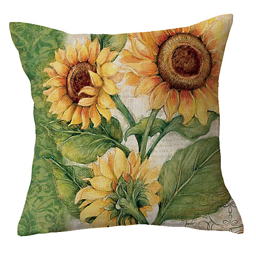 

Double Side Cushion Cover 1PC Faux Linen Soft Decorative Square Throw Pillow Cover Cushion Case Pillowcase for Sofa Bedroom Superior Quality Machine Washable