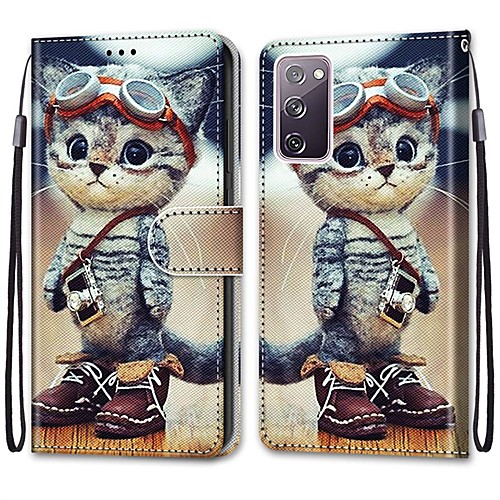 

Leather Flip Case For Samsung Galaxy S21 Plus S21 Ultra S20 Plus A51 A71 A41 A21 Magnetic Closure Full Protection Design Wallet Flip with Card Slots and Kickstand for Samsung Galaxy Note 20 Ultra