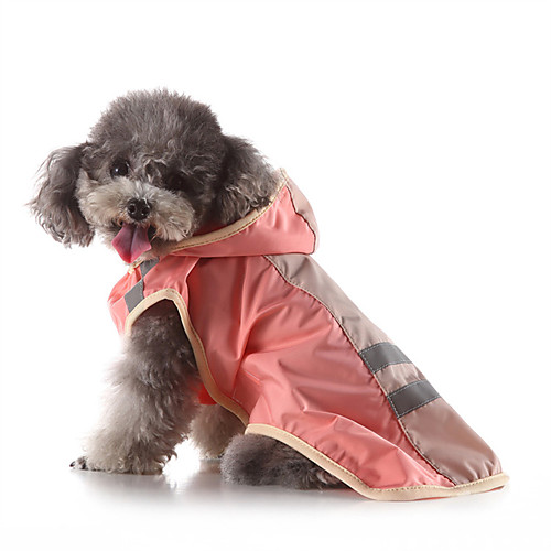

Dog Rain Coat Dog Costume Solid Colored Color Block Leisure Adorable Dailywear Casual / Daily Dog Clothes Puppy Clothes Dog Outfits Waterproof Yellow Blue Pink Costume for Girl and Boy Dog Polyester