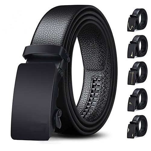 

Men's Wide Belt Office / Career Daily Wear As the Picture Belt Solid Color