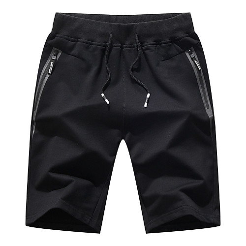 

Men's Shorts Sports Outdoor Sports Casual Sports Sweatpants Shorts Pants Solid Colored Short Sporty Blue Black Green Light Grey Dark Gray