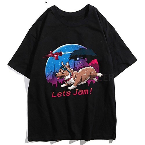

Inspired by Cowboy Bebop Cosplay Anime Cartoon Polyester / Cotton Blend Print Harajuku Graphic Kawaii T shirt For Women's / Men's