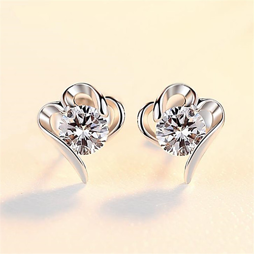

Women's Stud Earrings Earrings Classic Fashion Romantic Punk Trendy Cute Sweet Earrings Jewelry Silver For Street Gift Date Birthday Festival 1 Pair