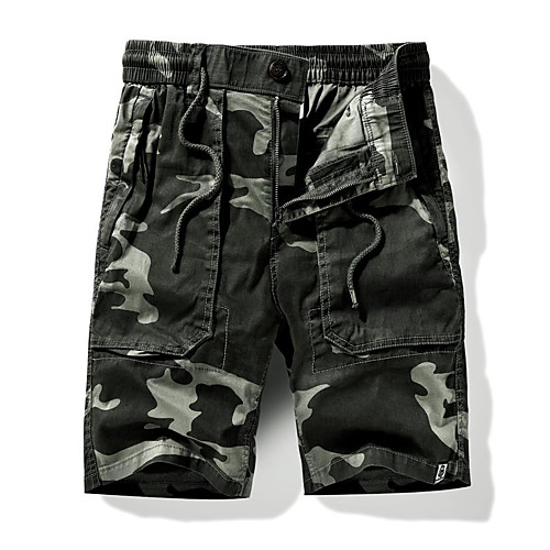 

Men's Shorts Cargo Chinos Shorts Pants Camouflage Army Green Khaki Dark Blue