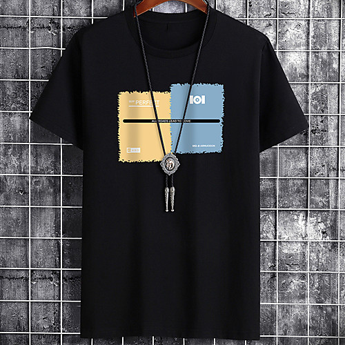 

Men's Unisex Tee T shirt Hot Stamping Graphic Prints Box Plus Size Zero two Print Short Sleeve Casual Tops Cotton Basic Designer Big and Tall White Black Gray