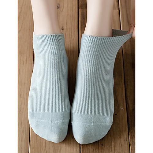 

Women's Socks Cotton Socks Thin Daily Silver Gray 1 Pair