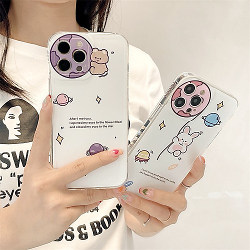 

Phone Case For Apple Back Cover iPhone 12 Pro Max 11 SE 2020 X XR XS Max 8 7 Shockproof Dustproof Cartoon TPU