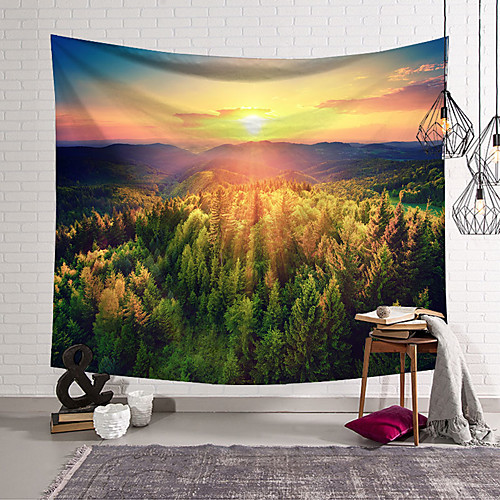 

Landscape Wall Tapestry Art Decor Blanket Curtain Hanging Home Bedroom Living Room Decoration Polyester