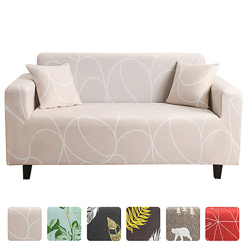 

Stretch Sofa Cover Slipcover Elastic Sectional Couch Armchair Loveseat 4 or 3 seater L shapeGreySoft Durable Washable