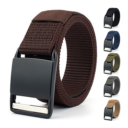 

Men's Wide Belt 100g / m2 Polyester Knit Stretch Belt Solid Colored