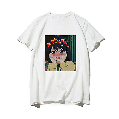 

Inspired by Darling in the Franxx Zero Two Anime Cartoon Polyester / Cotton Blend Print Harajuku Graphic Kawaii T-shirt For Women's / Men's