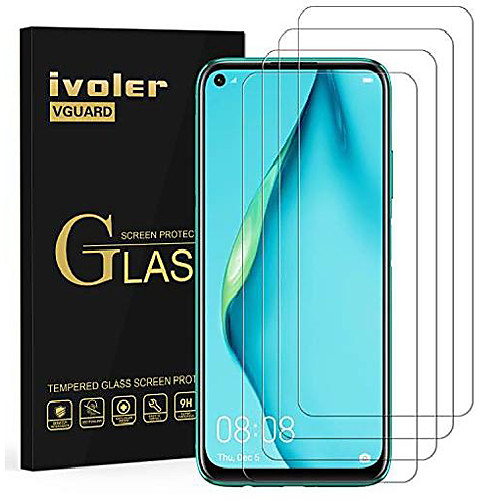 

Phone Screen Protector For Huawei P40 P40 Pro P40 lite P40 lite E Tempered Glass 4 pcs High Definition (HD) 9H Hardness Explosion Proof Front Screen Protector Phone Accessory