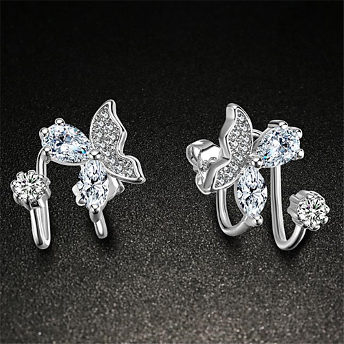 

Women's Stud Earrings Earrings Classic Fashion Romantic Punk Trendy Cute Sweet Earrings Jewelry Silver For Street Gift Date Birthday Festival 1 Pair