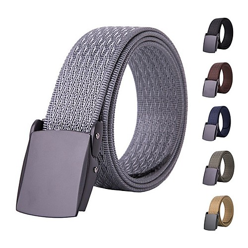 

Men's Wide Belt 100g / m2 Polyester Knit Stretch Belt Solid Colored