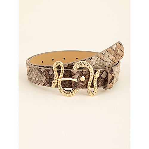 

Women's Waist Belt Date Festival Beige Belt Vintage