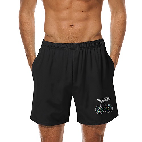 

Men's Casual / Sporty Chino Chinos Shorts Pants Graphic Black