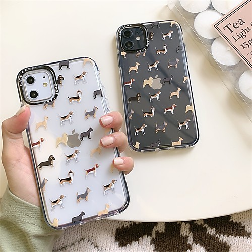 

Phone Case For Apple Back Cover iPhone 12 Pro Max 11 SE 2020 X XR XS Max 8 7 6 Shockproof Dustproof Transparent Animal TPU