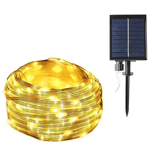

Outdoor Solar LED String Light 22m-200 LEDs 12m-100 LEDs Solar String Lights Fairy Leather Thread Lamp Outdoor Party Christmas Garden Garland Tree Street Wedding Decoration
