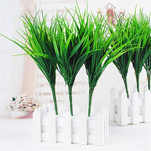 

27cm Garden Style Imitation Plant Green Grass Partition Flower Arrangement Material Decoration