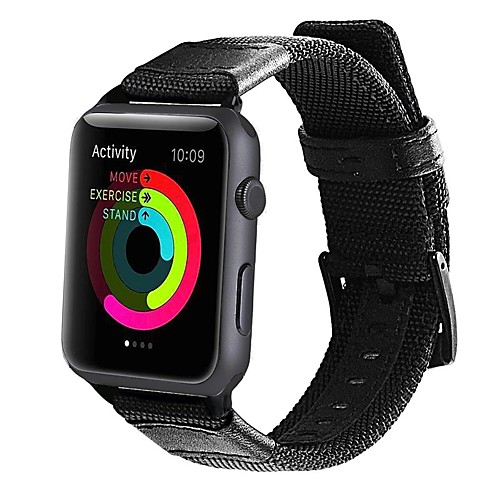 

Smart Watch Band for Apple iWatch 1 pcs Sport Band Nylon Canvas Replacement Wrist Strap for Apple Watch Series SE / 6/5/4/3/2/1