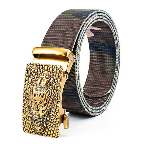 

Men's Wide Belt 100g / m2 Polyester Knit Stretch Belt Color Block
