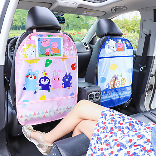 

Car Seat Anti-Kick Pad, Children's Cartoon Anti-Dirty Protective Pad, Rear Anti-Kick, Anti-Wear Protection, Car Seat Back Bag