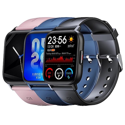 

iMosi QS16Pro Smartwatch Fitness Running Watch Bluetooth ECGPPG Timer Pedometer Waterproof Heart Rate Monitor Blood Pressure Measurement IP 67 44mm Watch Case for Android iOS Men Women / Sports