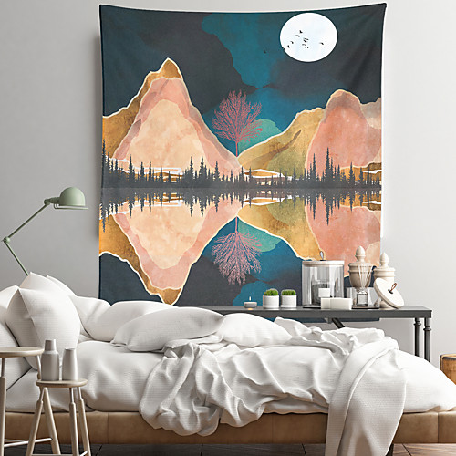 

Painting Style Wall Tapestry Art Decor Blanket Curtain Hanging Home Bedroom Living Room Decoration