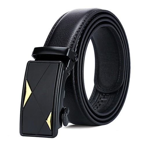 

Men's Wide Belt Office / Career Daily Wear As the Picture Belt Solid Color