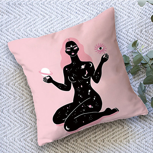 

Fantasy Woman Double Side Cushion Cover 1PC Soft Decorative Square Throw Pillow Cover Cushion Case Pillowcase for Sofa Bedroom Livingroom Outdoor Superior Quality Machine Washable Outdoor Cushion for Sofa Couch Bed Chair