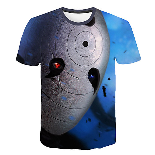 

Inspired by Naruto Uchiha Sasuke Anime Cartoon 100% Polyester 3D Harajuku Graphic Kawaii T-shirt For Women's / Men's