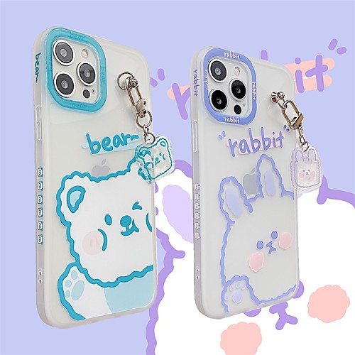 

Phone Case For Apple Back Cover iPhone 12 Pro Max 11 SE 2020 X XR XS Max 8 7 Shockproof Dustproof Cartoon Animal TPU