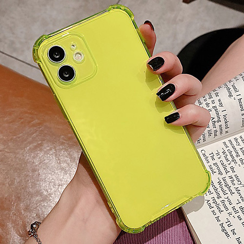 

Phone Case For Apple Back Cover iPhone 12 Pro Max 11 SE 2020 X XR XS Max 8 7 Shockproof Dustproof Transparent Geometric Pattern TPU