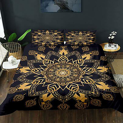 

3-Piece Duvet Cover Set Hotel Bedding Sets Comforter Cover with Soft Lightweight Microfiber Include 1 Duvet Cover 2 Pillowcases for Double/Queen/King(1 Pillowcase for Twin/Single)