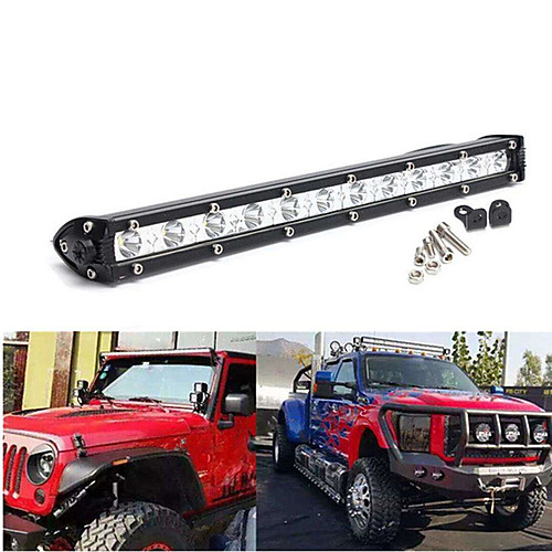 

1PC 36W Car LED 13 Inch 12 Bulbs Work Spotlight Offroad Driving Bar Work Lamp for SUV JEEP Off-Road Vehicle