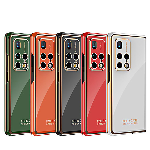 

Phone Case For Huawei Flip Huawei Mate X2 Shockproof Dustproof Solid Colored TPU