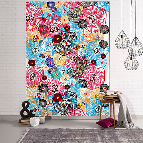 

Undersea Jellyfish Wall Tapestry Art Deco Blanket Curtain Hanging Home Bedroom Living Room Decoration