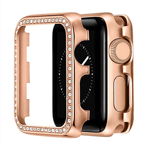 

Cases For Apple iWatch Apple Watch Series 6 / SE / 5/4 44mm / Apple Watch Series 6 / SE / 5/4 40mm / Apple Watch Series 3/2/1 38mm Alloy Screen Protector Smart Watch Case Compatibility