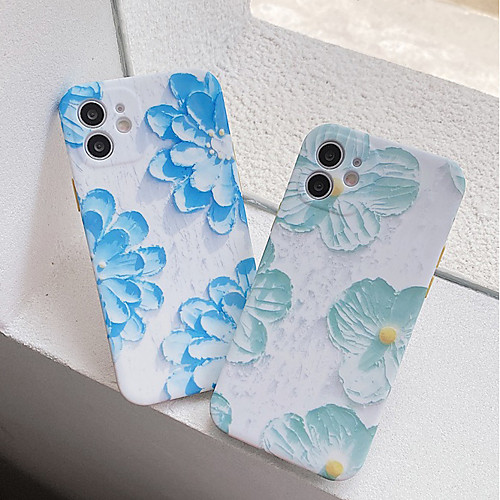 

Phone Case For Apple Back Cover iPhone 12 Pro Max 11 SE 2020 X XR XS Max 8 7 Shockproof Dustproof Graphic Flower TPU