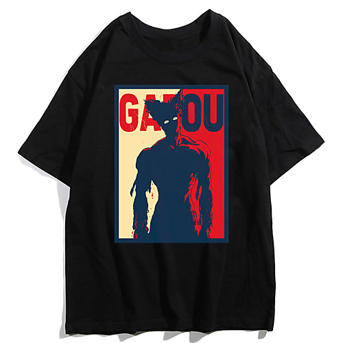 

Inspired by ONE PUNCH-MAN Cosplay Anime Cartoon Polyester / Cotton Blend Print Harajuku Graphic Kawaii T shirt For Women's / Men's