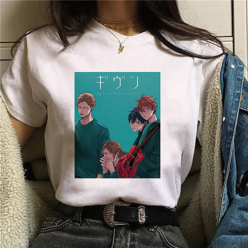 

Inspired by given Cosplay Anime Cartoon Polyester / Cotton Blend Print Harajuku Graphic Kawaii T-shirt For Women's / Men's