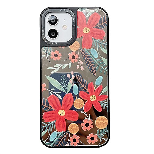 

Phone Case For Apple Back Cover iPhone 12 Pro Max 11 SE 2020 X XR XS Max 8 7 Shockproof Dustproof Flower TPU