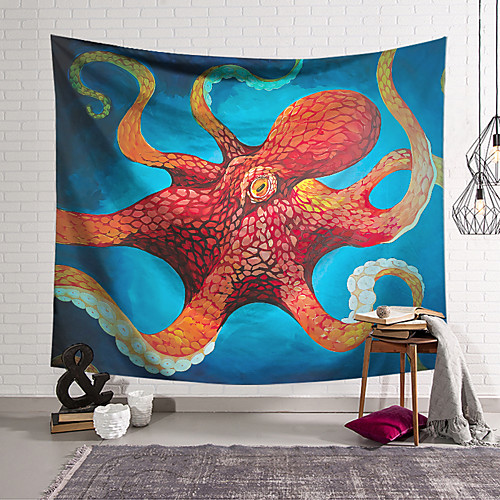 

Octopus Wall Tapestry Art Decor Blanket Curtain Hanging Home Bedroom Living Room Decoration Polyester