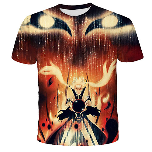 

Inspired by Naruto Anime Cartoon 100% Polyester 3D 3D Harajuku Graphic T-shirt For Women's / Men's